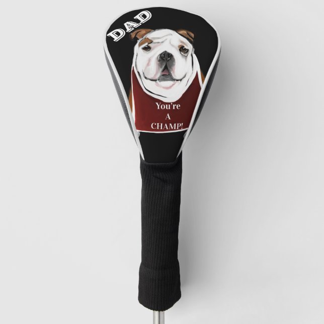 COUVRE-CLUB DE GOLF BULLDOG      (Devant)