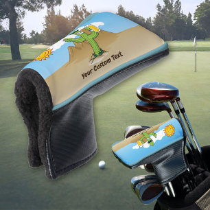 Couvre-club De Golf Cactus avec bière