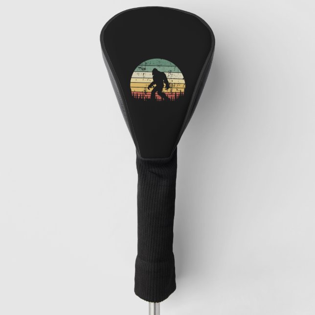 Couvre-club De Golf Cadeau Bigfoot Retro Sunset (Devant)