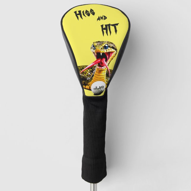 Couvre-club De Golf Cadeau personnalisé -serpent (Devant)