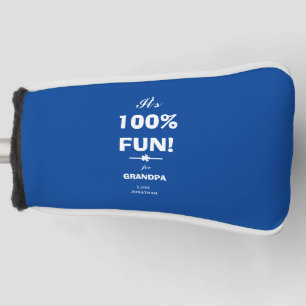Couvre-club De Golf CADEAU Rustique POUR GRANDPA Nom Cool Script Class