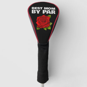 Couvre-club De Golf Cadeaux de GOLF Best Mom by Par ROSE DRIVER COVER