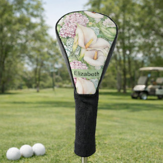 Couvre-club De Golf Calla Lily Pastel Personnalisé