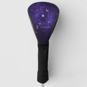 Couvre-club De Golf Cancer du pourpre du zodiaque   Horoscope d'astrol