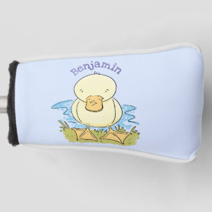 Couvre-club De Golf Caricature jaune mignon pour canard bébé