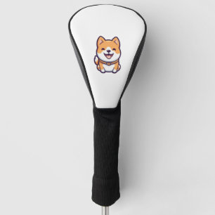 Couvre-club De Golf Caricature mignonne Shiba Inu