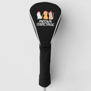 Couvre-club De Golf Cat Christmas