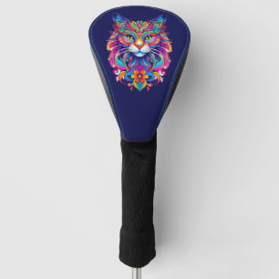 Couvre-club De Golf Cat vectoriel