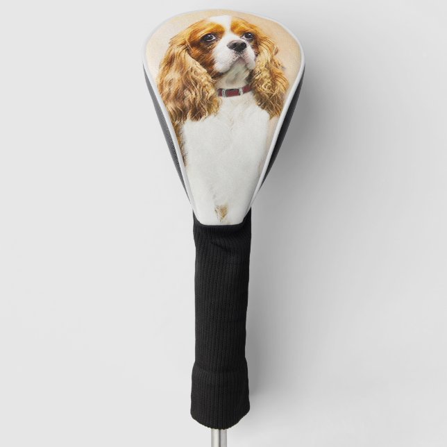 Couvre-club De Golf Cavalier Le Roi Charles Spaniel Peinture originale (Devant)