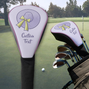Couvre-club De Golf Chapeau à large bord lilas
