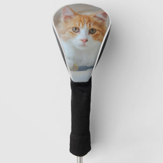 Couvre-club De Golf Chat Brown