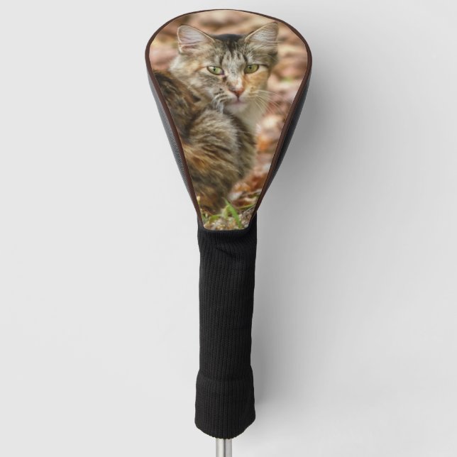 Couvre-club De Golf Chat d'automne (Devant)