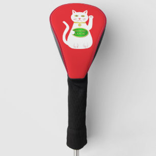 Couvre-club De Golf Chat Oriental Lucky