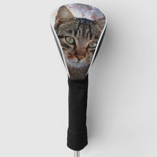 Couvre-club De Golf Chat spatial (Devant)