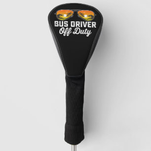 Couvre-club De Golf Chauffeur de Bus Hors Service Lunettes de Soleil D