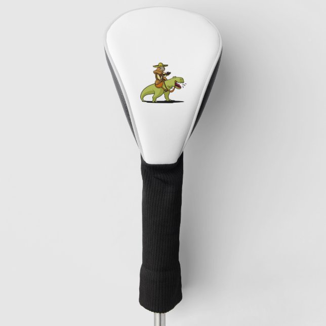 Couvre-club De Golf Chemin Mexicain T Rex Dinosaur (Devant)
