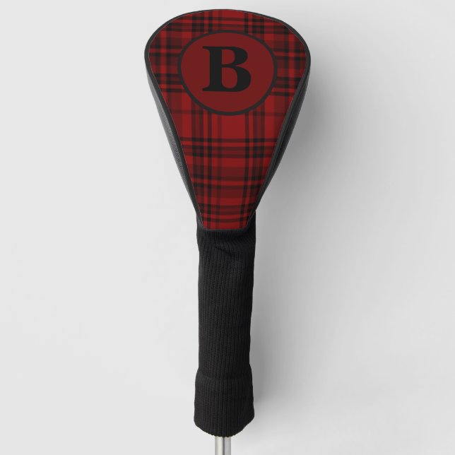 COUVRE-CLUB DE GOLF CHEMISE À CARREAUX ROUGE VICHY FERME (Devant)