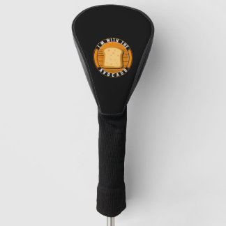 Couvre-club De Golf Chemise costumée Halloween toast, je suis avec le