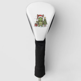 Couvre-club De Golf Chemise de conception de tortue de Noël mignonne g