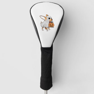 Couvre-club De Golf Chemise de Halloween Citrouille Fantôme Chihuahua