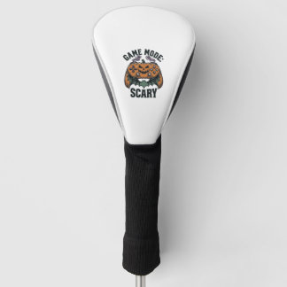 Couvre-club De Golf Chemise de joueur effrayant Art de manette Hallowe
