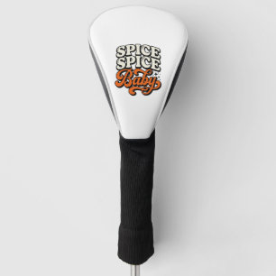 Couvre-club De Golf Chemise de typographie rétro vintage Spice Spice B