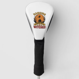 Couvre-club De Golf Chemise vintage Halloween Accrochage avec mes sorc