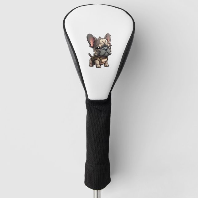 Couvre-club De Golf Chibi French Bulldog (Devant)