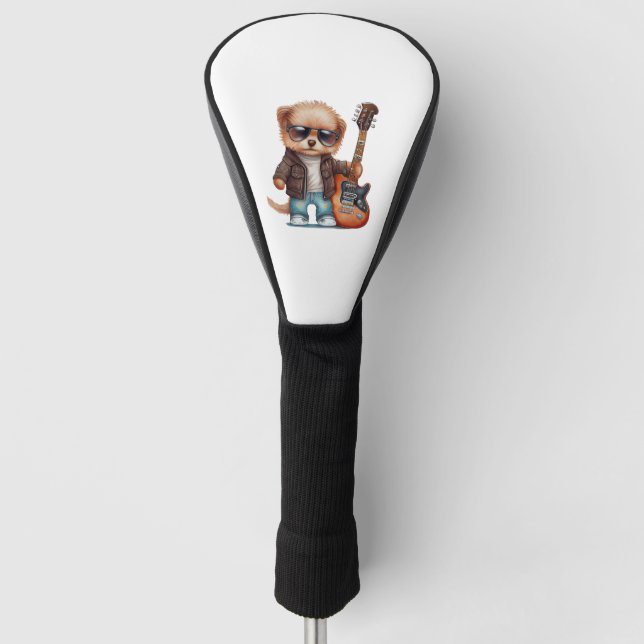Couvre-club De Golf Chien à bascule (deux) (Devant)