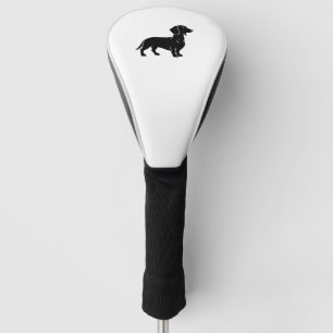 Couvre-club De Golf Chien Dachshund Silhouette