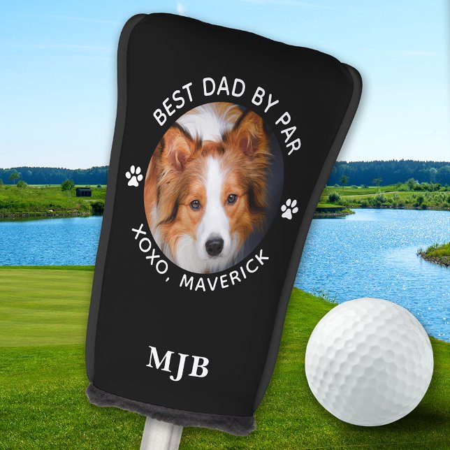 Couvre-club De Golf Chien Papa Photo personnalisée Monogramme Putter p (Créateur téléchargé)