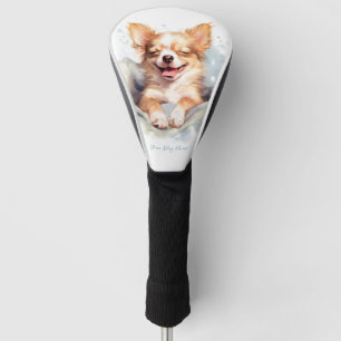 Couvre-club De Golf Chihuahua Chig 002, chiot dormant à l'ange super m