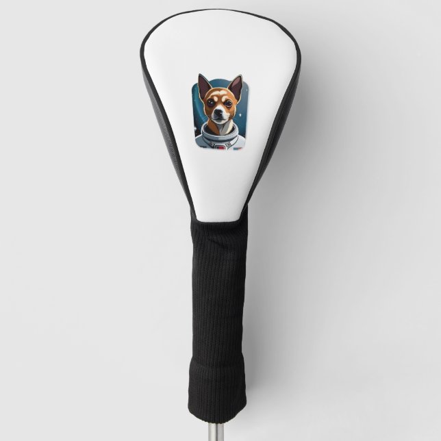 Couvre-club De Golf Chihuahua "Un petit pas pour un chien (Devant)