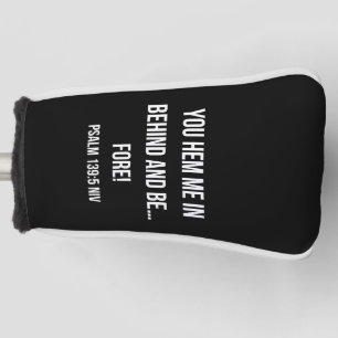 Couvre-club De Golf Christian Fête des pères Cadeau Drôle Psaume 139