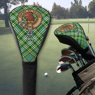 Couvre-club De Golf Cimier de coq Clan Currie sur Tartan