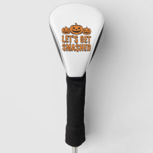 Couvre-club De Golf Citrouille Drôle d'Halloween Qu'on S'éclate