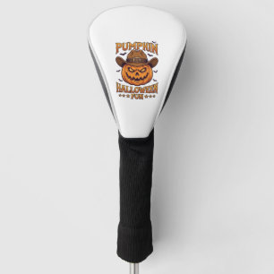 Couvre-club De Golf Citrouille Halloween Amusement Lanterne Jack Chape