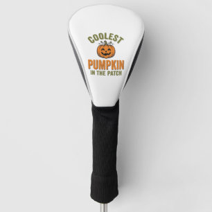 Couvre-club De Golf Citrouille la plus cool du patch Halloween vintage