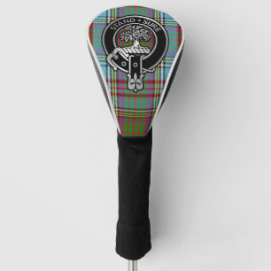 Couvre-club De Golf Clan Anderson Crest & Tartan Golf Head Cover