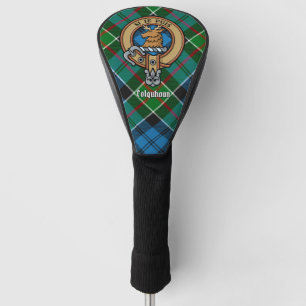 Couvre-club De Golf Clan Colquhoun Crest sur Tartan