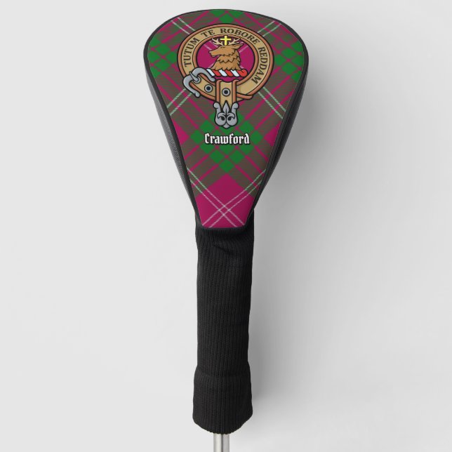 Couvre-club De Golf Clan Crawford Crest (Devant)