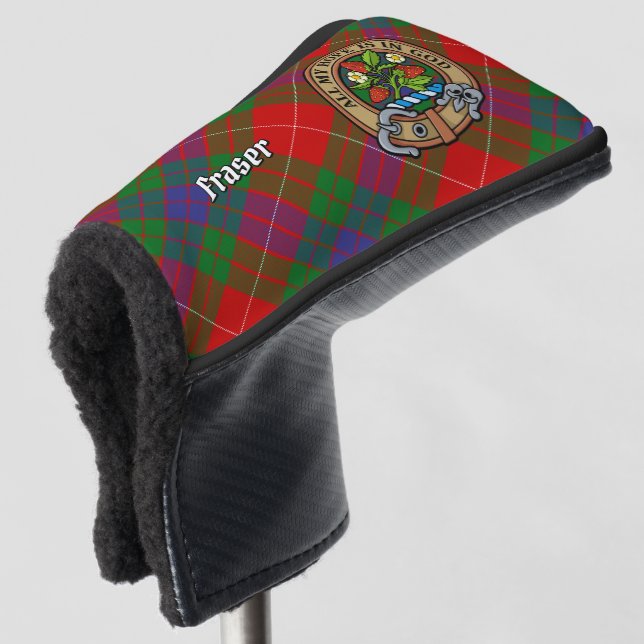 Couvre-club De Golf Clan Fraser Crest Golf Head Cover (Devant 3/4)