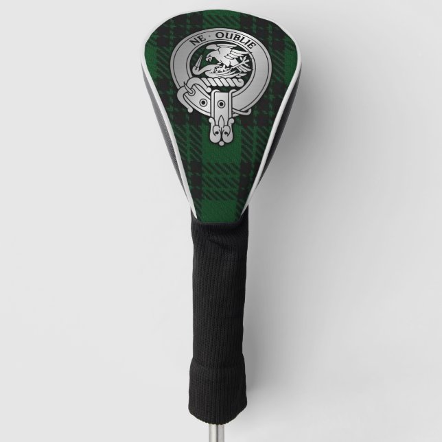 Couvre-club De Golf Clan Graham Crest & Tartan (Devant)