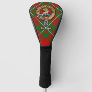Couvre-club De Golf Clan Gregor Crest sur Tartan