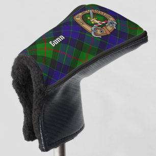 Couvre-club De Golf Clan Gunn Crest sur Tartan