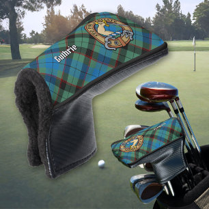 Couvre-club De Golf Clan Guthrie Crest sur Tartan
