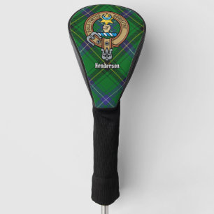 Couvre-club De Golf Clan Henderson Crest sur Tartan