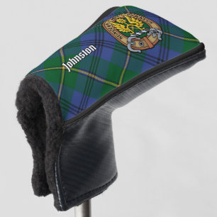 Couvre-club De Golf Clan Johnston Crest sur Tartan