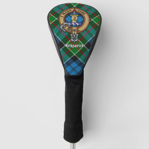 Couvre-club De Golf Clan Kirkpatrick Crest sur Tartan