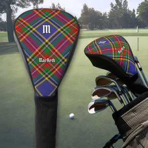Couvre-club De Golf Clan MacBeth Tartan Golf Head Cover